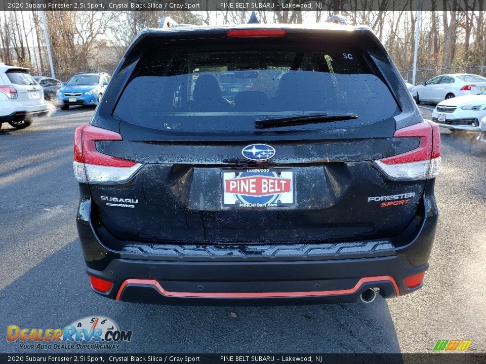 2020 Subaru Forester 2.5i Sport Crystal Black Silica / Gray Sport Photo #5