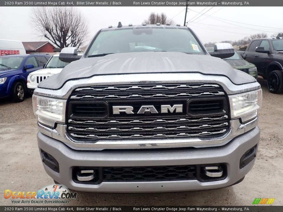 2020 Ram 3500 Limited Mega Cab 4x4 Billet Silver Metallic / Black Photo #7