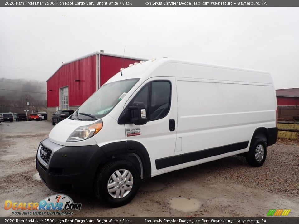 2020 Ram ProMaster 2500 High Roof Cargo Van Bright White / Black Photo #1