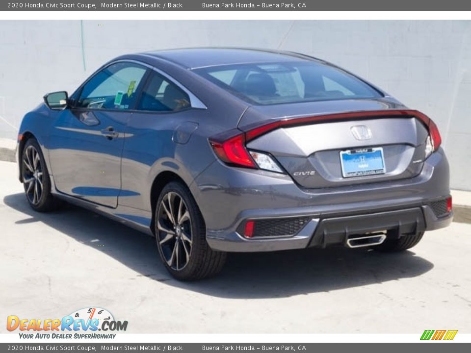 2020 Honda Civic Sport Coupe Modern Steel Metallic / Black Photo #2