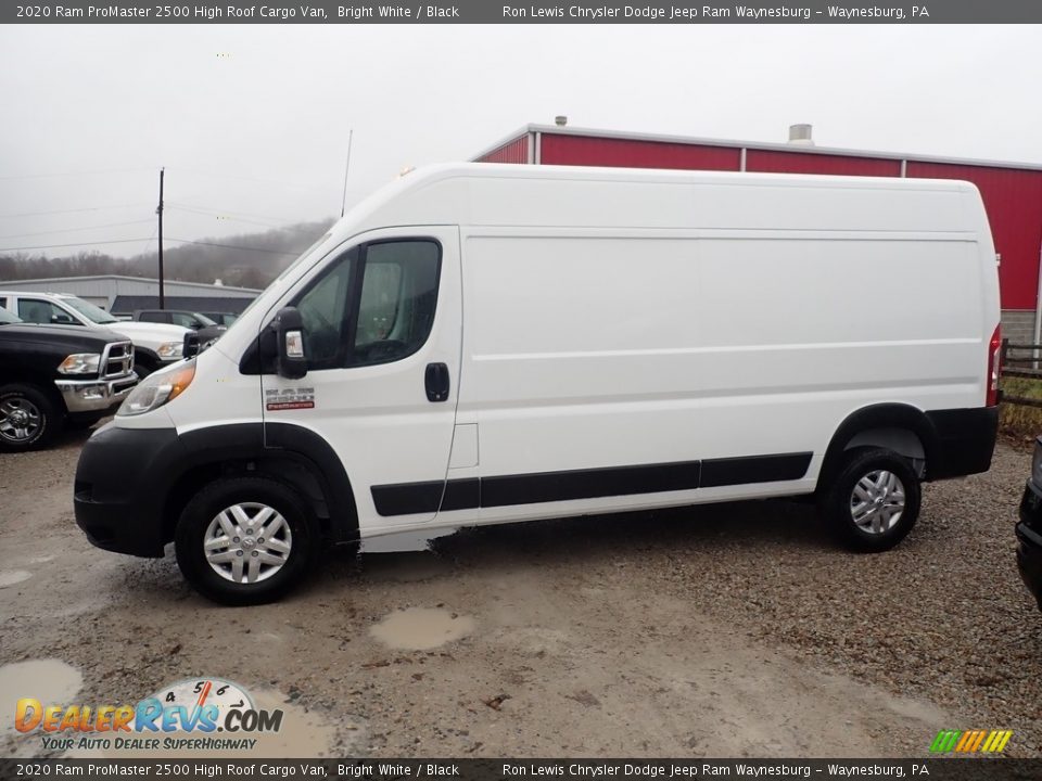 2020 Ram ProMaster 2500 High Roof Cargo Van Bright White / Black Photo #2