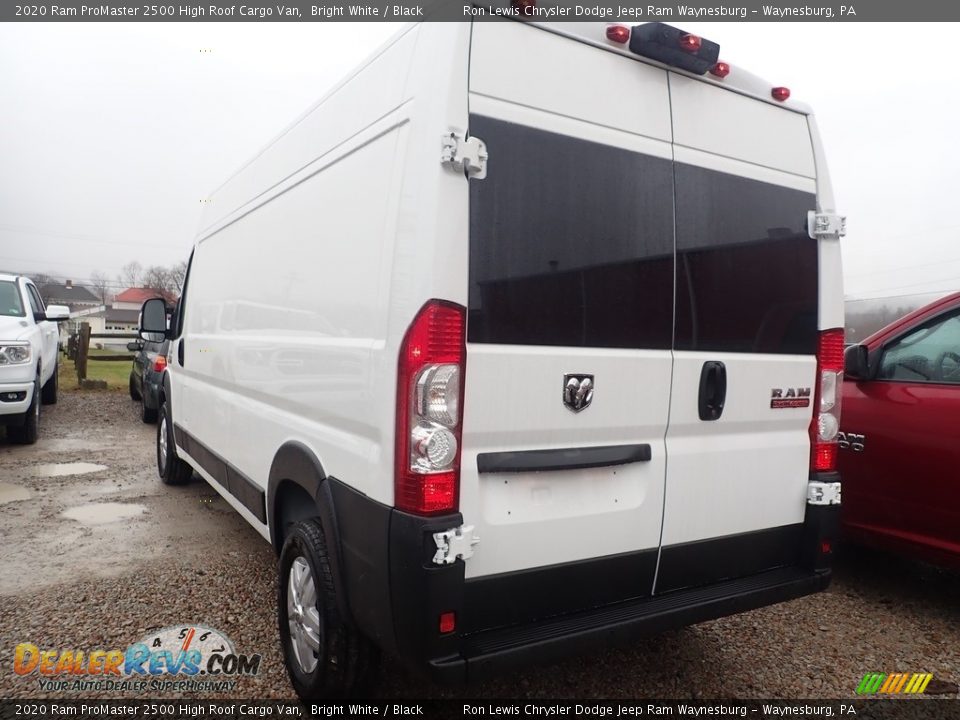 2020 Ram ProMaster 2500 High Roof Cargo Van Bright White / Black Photo #3