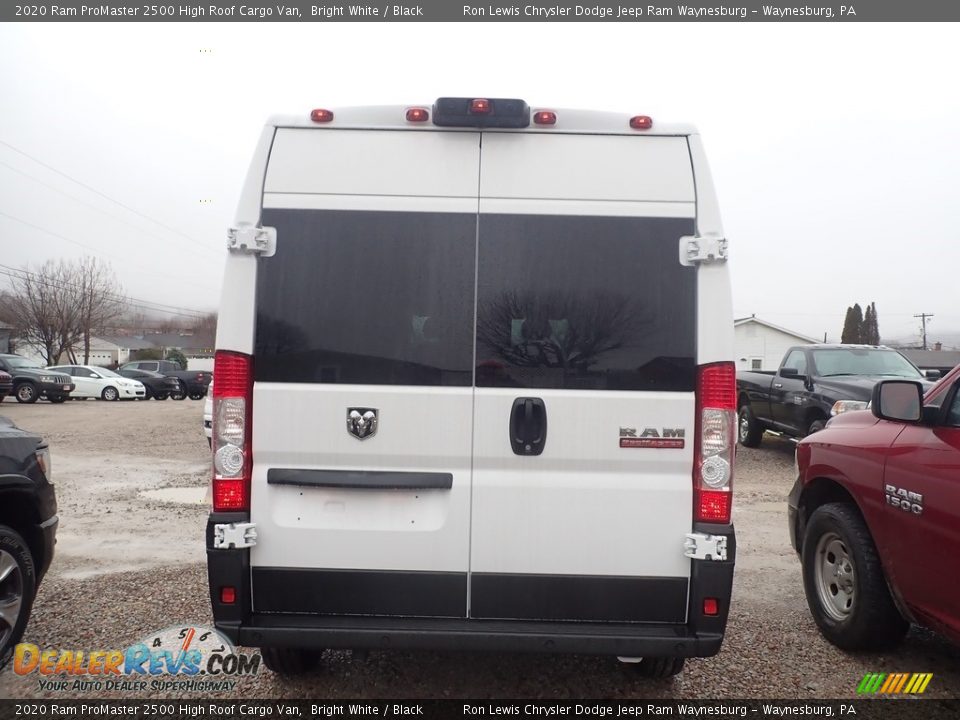 2020 Ram ProMaster 2500 High Roof Cargo Van Bright White / Black Photo #4