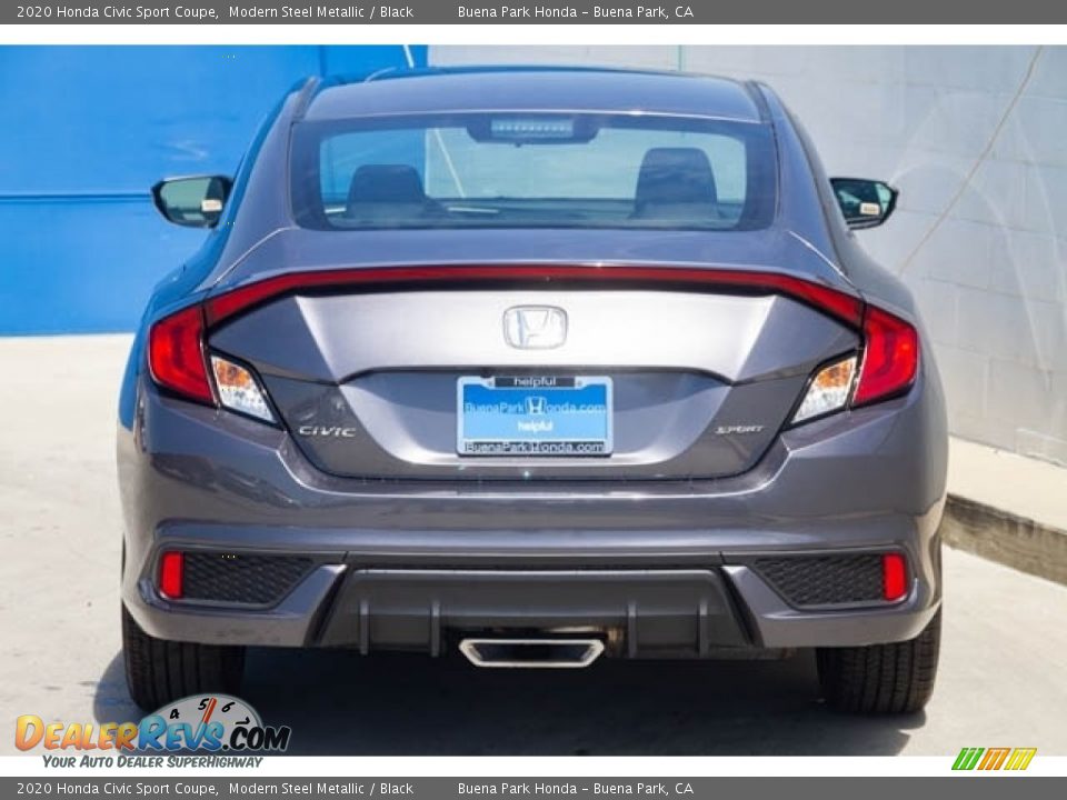 2020 Honda Civic Sport Coupe Modern Steel Metallic / Black Photo #5