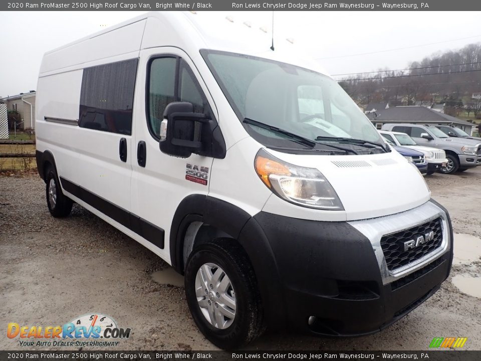 2020 Ram ProMaster 2500 High Roof Cargo Van Bright White / Black Photo #6