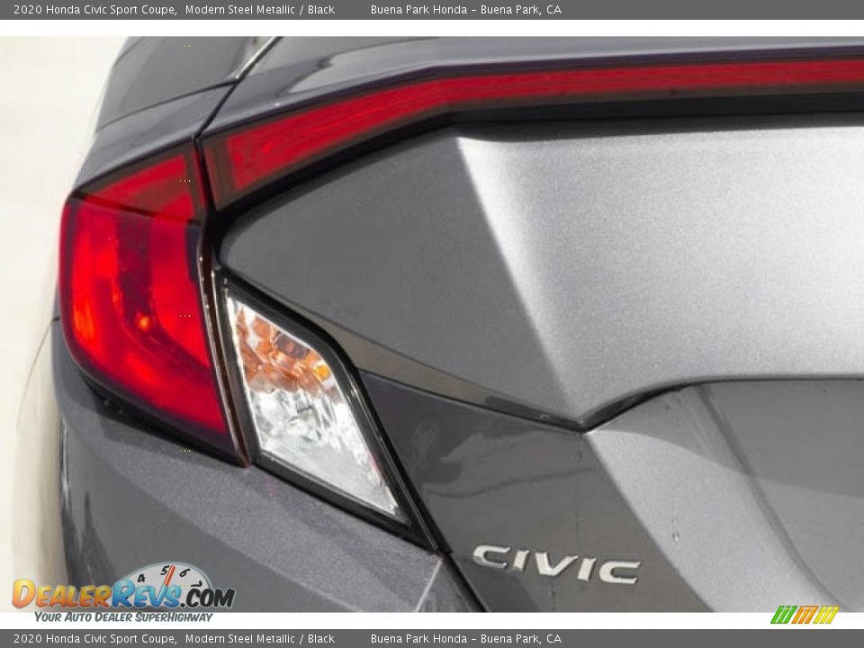 2020 Honda Civic Sport Coupe Modern Steel Metallic / Black Photo #6