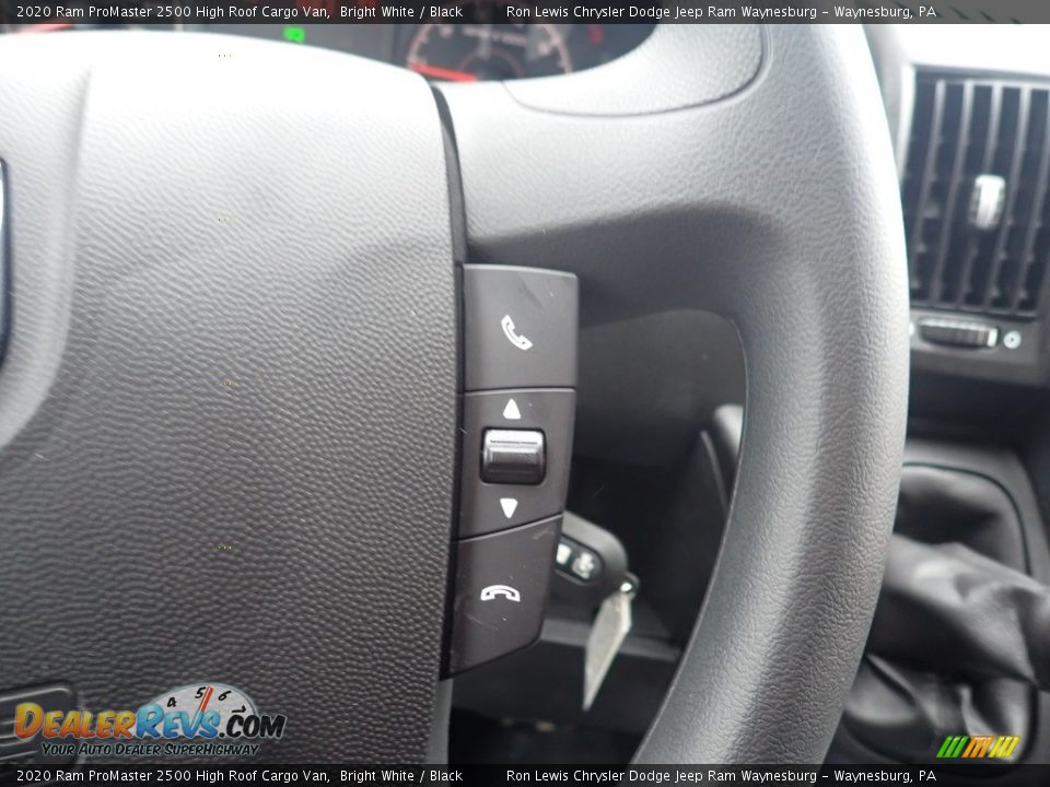 2020 Ram ProMaster 2500 High Roof Cargo Van Bright White / Black Photo #18