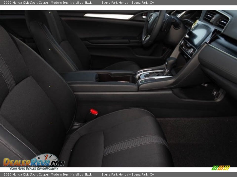 2020 Honda Civic Sport Coupe Modern Steel Metallic / Black Photo #20
