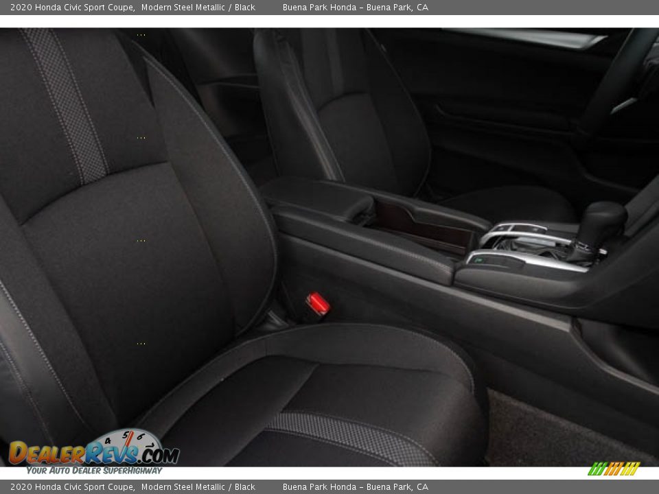 2020 Honda Civic Sport Coupe Modern Steel Metallic / Black Photo #22