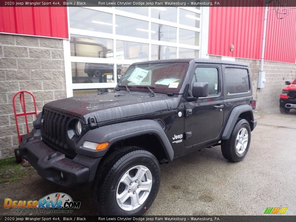 2020 Jeep Wrangler Sport 4x4 Black / Black Photo #1