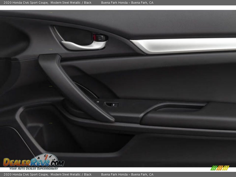 2020 Honda Civic Sport Coupe Modern Steel Metallic / Black Photo #26