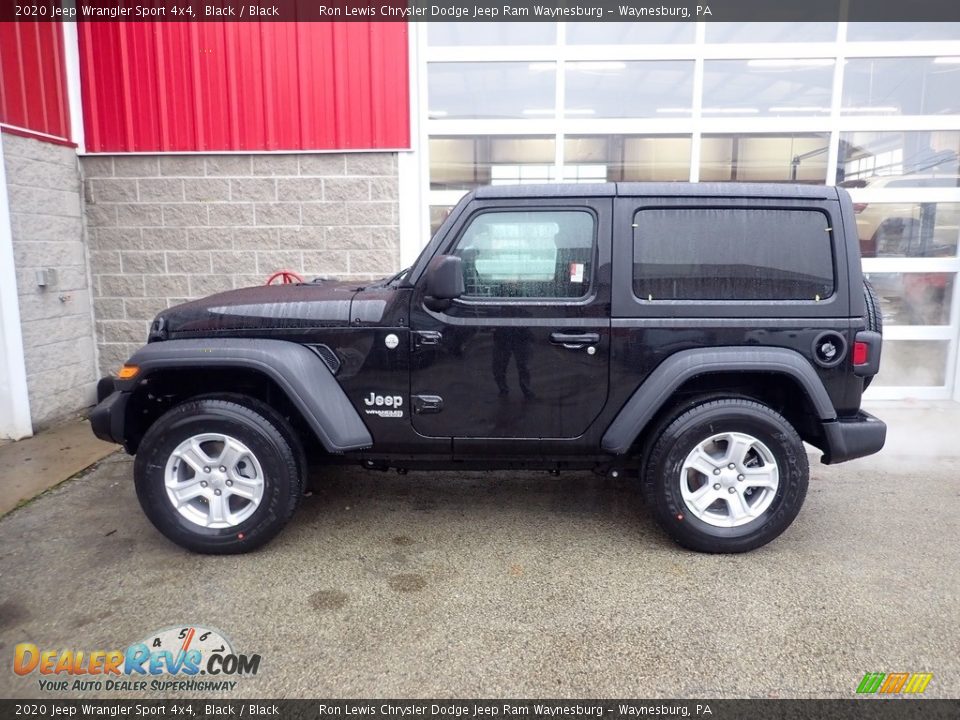 Black 2020 Jeep Wrangler Sport 4x4 Photo #3