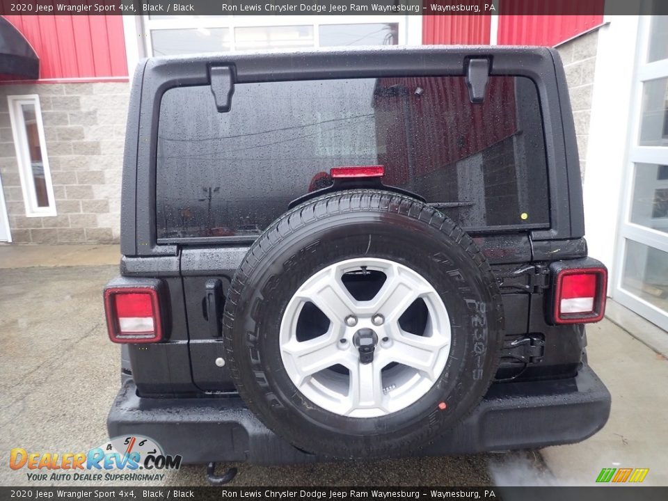 2020 Jeep Wrangler Sport 4x4 Black / Black Photo #5