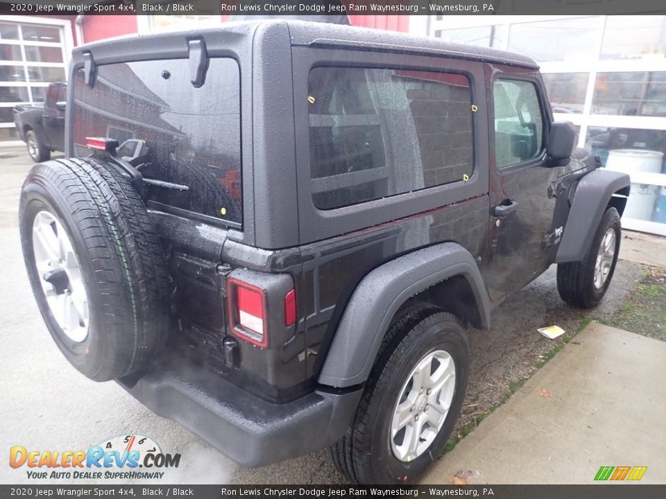 2020 Jeep Wrangler Sport 4x4 Black / Black Photo #6