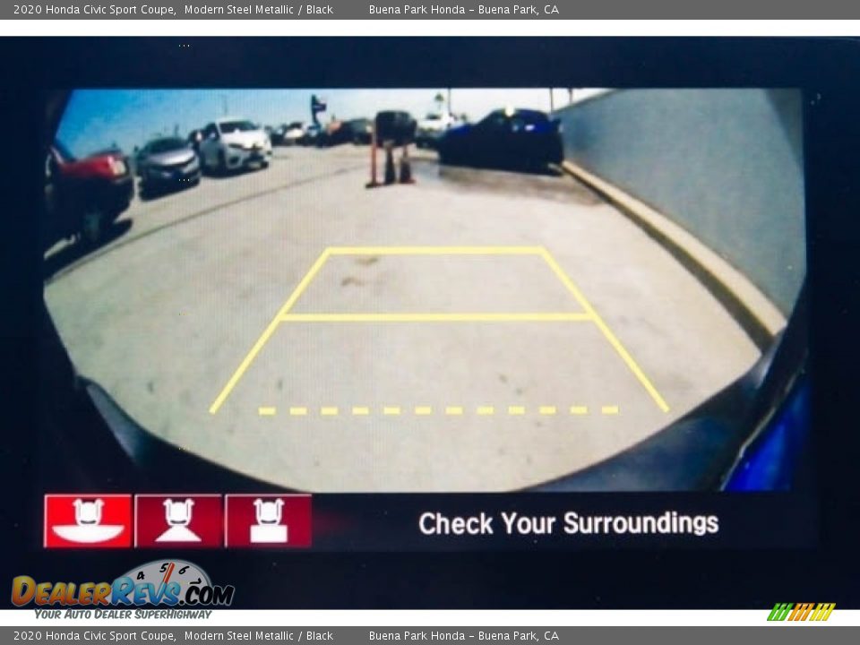 2020 Honda Civic Sport Coupe Modern Steel Metallic / Black Photo #32