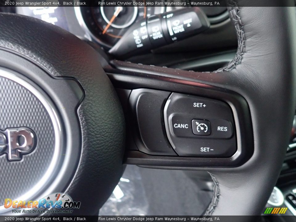 2020 Jeep Wrangler Sport 4x4 Black / Black Photo #14