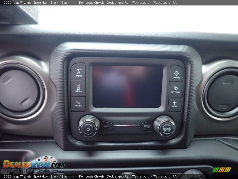 2020 Jeep Wrangler Sport 4x4 Black / Black Photo #15