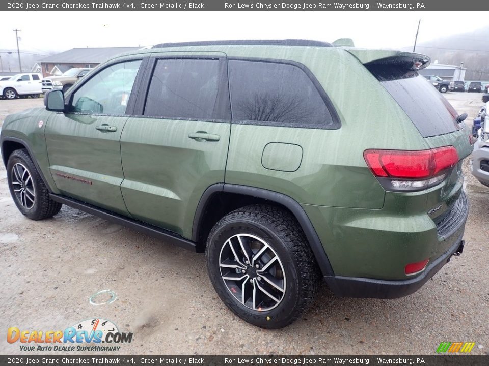 2020 Jeep Grand Cherokee Trailhawk 4x4 Green Metallic / Black Photo #3