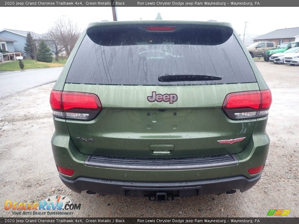 2020 Jeep Grand Cherokee Trailhawk 4x4 Green Metallic / Black Photo #4