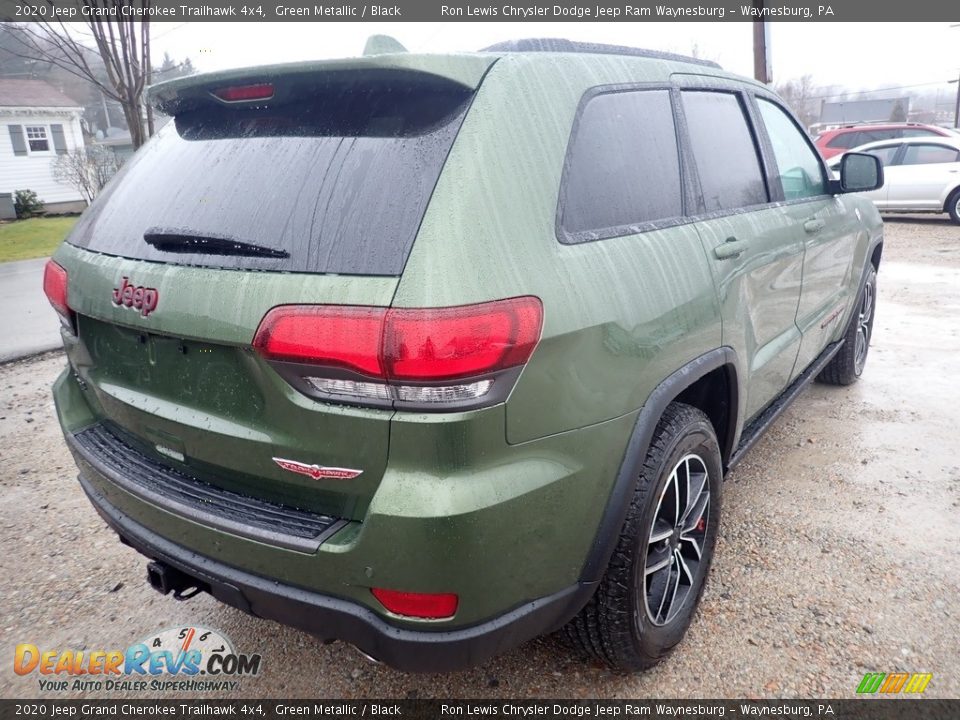 2020 Jeep Grand Cherokee Trailhawk 4x4 Green Metallic / Black Photo #5