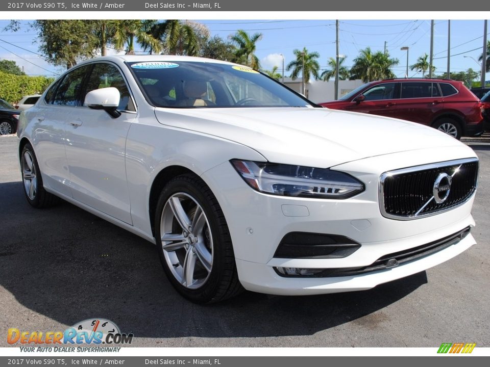 2017 Volvo S90 T5 Ice White / Amber Photo #2
