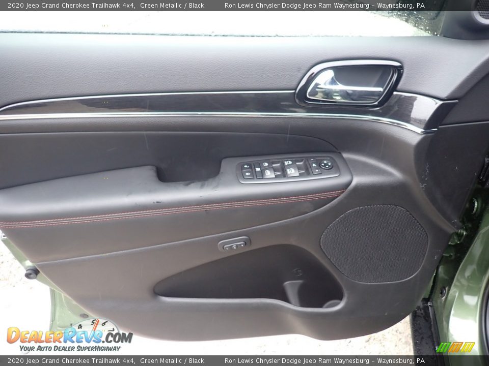 2020 Jeep Grand Cherokee Trailhawk 4x4 Green Metallic / Black Photo #15