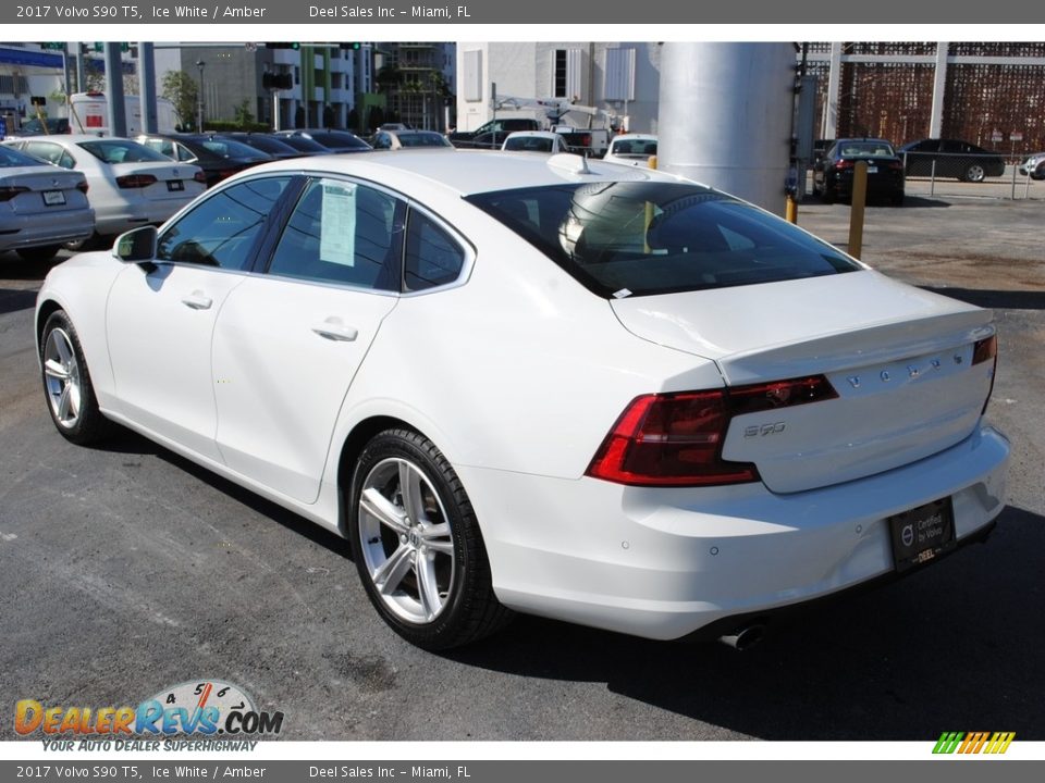 2017 Volvo S90 T5 Ice White / Amber Photo #6