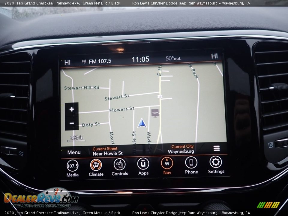 2020 Jeep Grand Cherokee Trailhawk 4x4 Green Metallic / Black Photo #18