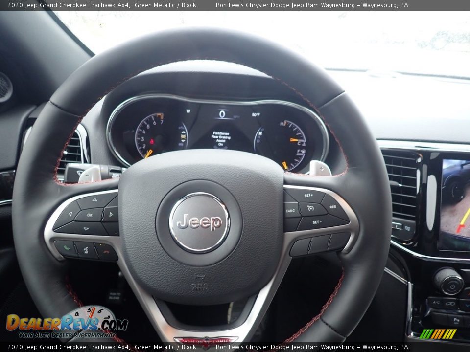 2020 Jeep Grand Cherokee Trailhawk 4x4 Green Metallic / Black Photo #20