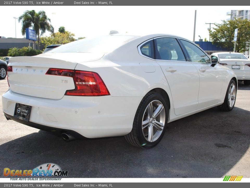 2017 Volvo S90 T5 Ice White / Amber Photo #10