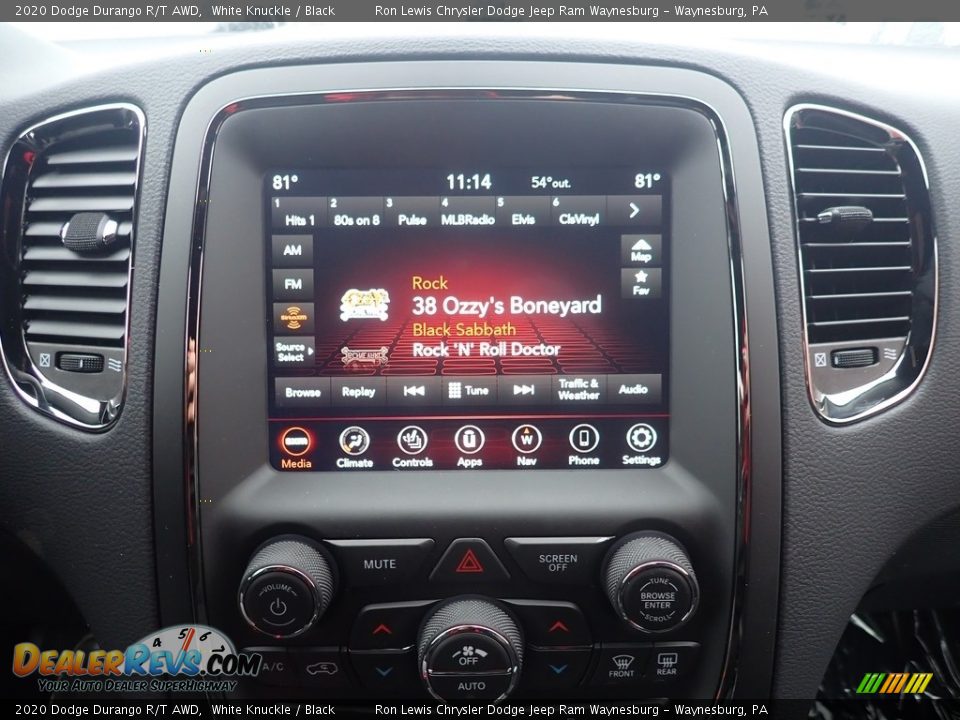 2020 Dodge Durango R/T AWD White Knuckle / Black Photo #14