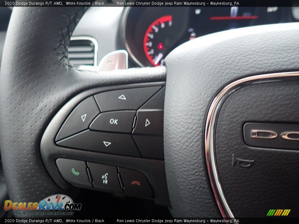 2020 Dodge Durango R/T AWD White Knuckle / Black Photo #17