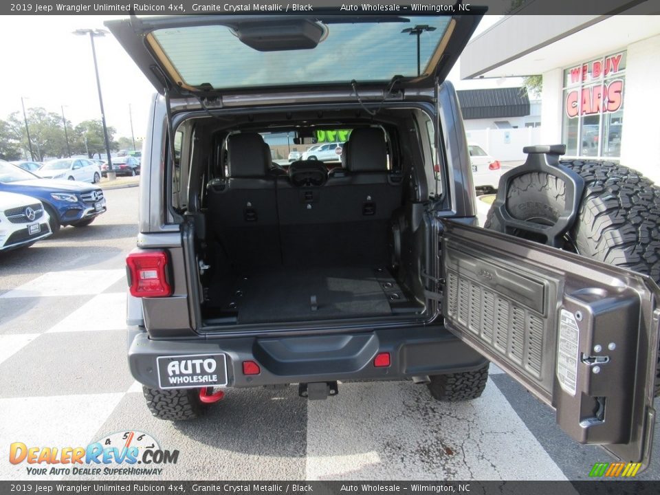 2019 Jeep Wrangler Unlimited Rubicon 4x4 Granite Crystal Metallic / Black Photo #5