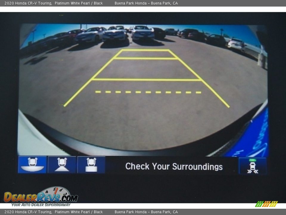 2020 Honda CR-V Touring Platinum White Pearl / Black Photo #6