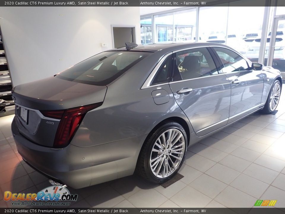 2020 Cadillac CT6 Premium Luxury AWD Satin Steel Metallic / Jet Black Photo #6