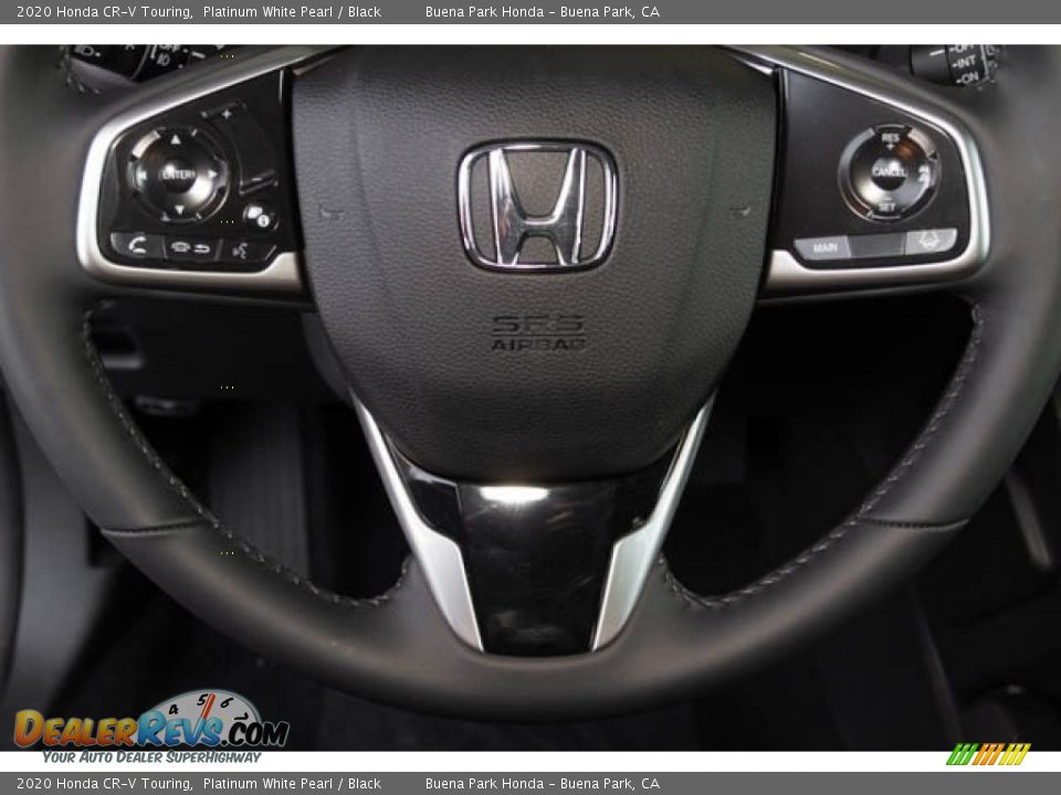 2020 Honda CR-V Touring Platinum White Pearl / Black Photo #11