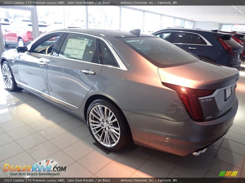 2020 Cadillac CT6 Premium Luxury AWD Satin Steel Metallic / Jet Black Photo #7