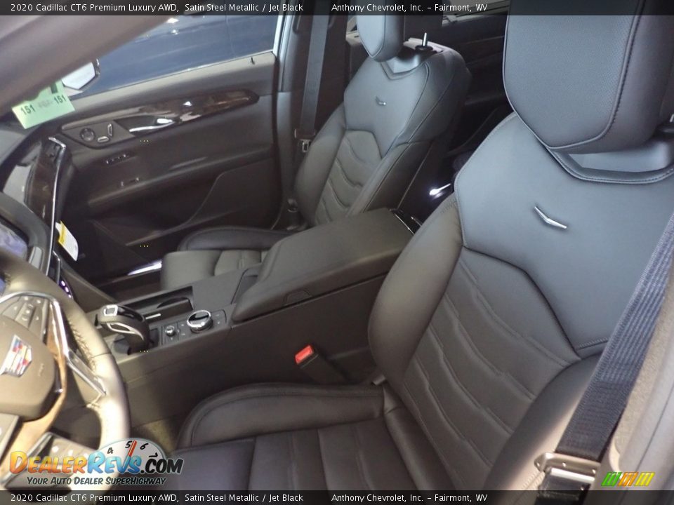 2020 Cadillac CT6 Premium Luxury AWD Satin Steel Metallic / Jet Black Photo #12