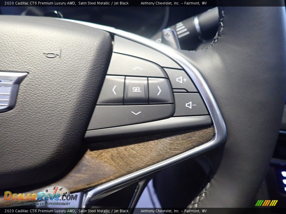 2020 Cadillac CT6 Premium Luxury AWD Satin Steel Metallic / Jet Black Photo #15