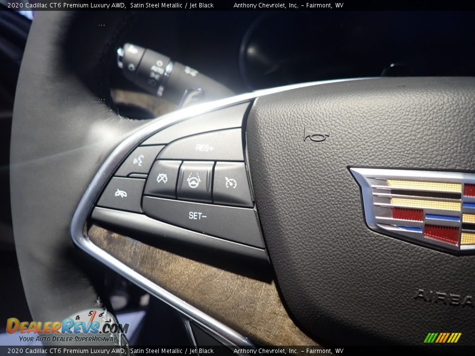 2020 Cadillac CT6 Premium Luxury AWD Satin Steel Metallic / Jet Black Photo #16