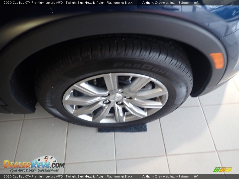 2020 Cadillac XT4 Premium Luxury AWD Twilight Blue Metallic / Light Platinum/Jet Black Photo #3