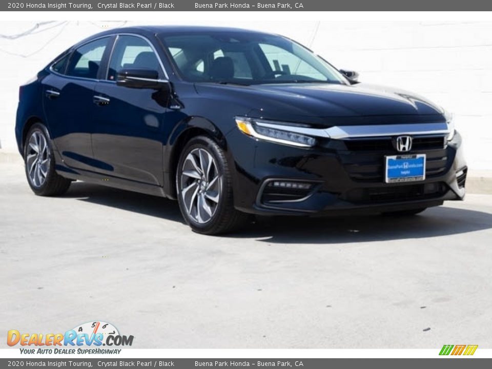 2020 Honda Insight Touring Crystal Black Pearl / Black Photo #1