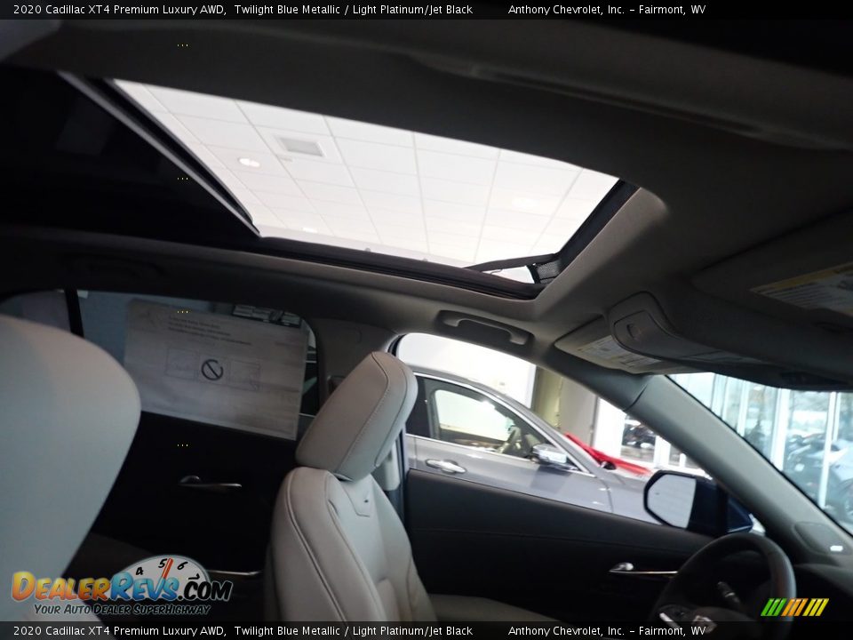 2020 Cadillac XT4 Premium Luxury AWD Twilight Blue Metallic / Light Platinum/Jet Black Photo #6