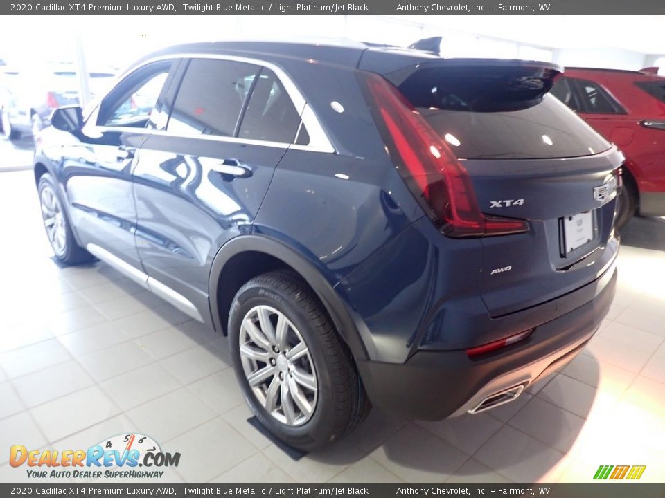 2020 Cadillac XT4 Premium Luxury AWD Twilight Blue Metallic / Light Platinum/Jet Black Photo #9