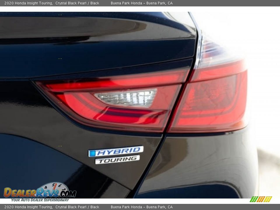 2020 Honda Insight Touring Crystal Black Pearl / Black Photo #8