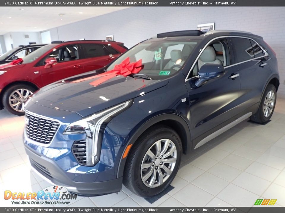 2020 Cadillac XT4 Premium Luxury AWD Twilight Blue Metallic / Light Platinum/Jet Black Photo #10