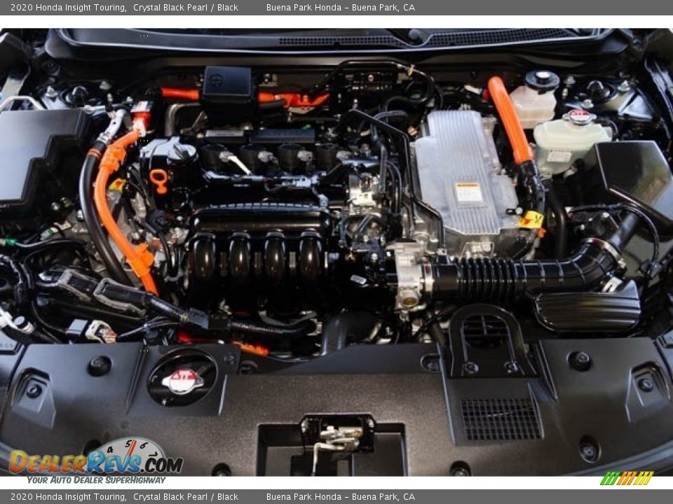 2020 Honda Insight Touring Crystal Black Pearl / Black Photo #10