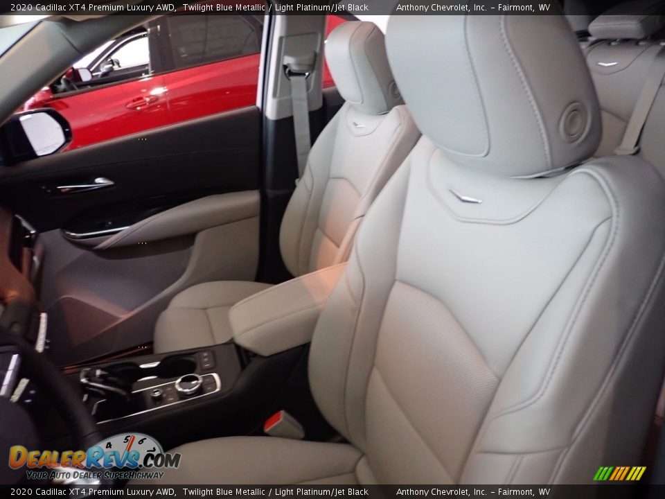 2020 Cadillac XT4 Premium Luxury AWD Twilight Blue Metallic / Light Platinum/Jet Black Photo #12