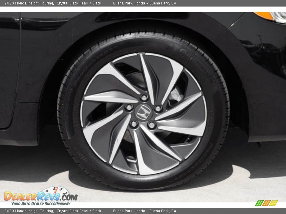 2020 Honda Insight Touring Crystal Black Pearl / Black Photo #12