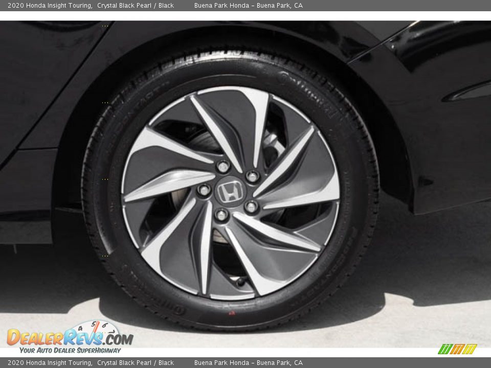 2020 Honda Insight Touring Crystal Black Pearl / Black Photo #14